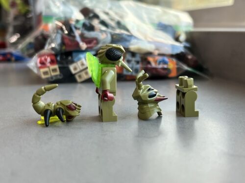 Lego Galaxy Squad Minifigure Lot Insectoid Mosquitoid Mantizoid Minifig Head - Imagen 4 de 14