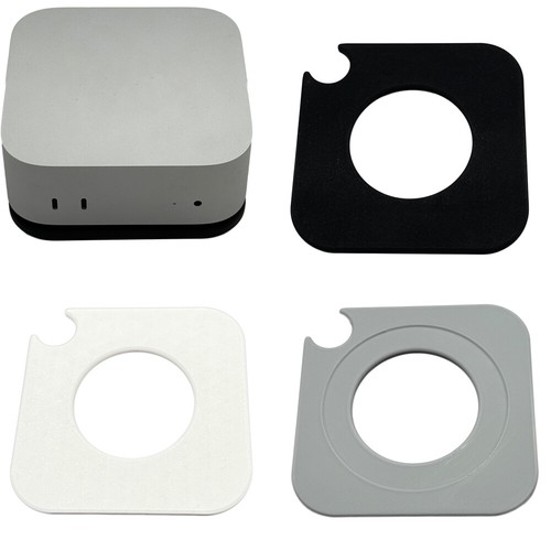 3D Printed Dustproof Base Fit for Mac Mini M4 2024 AntiSlip Bracket Cooling Base - Picture 2 of 18