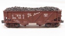 K-Line K6255-1331 CB & Q 2 Bay DC Hopper #2 (Road #194673) LN