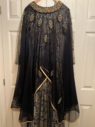 Indian Pakistani Wedding Black And Gold 