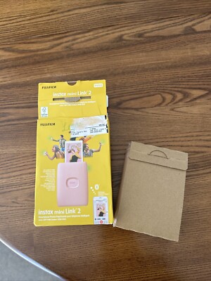 (NEW) Fujifilm Instax Mini Link 2 Smartphone Printer - Soft Pink #a2