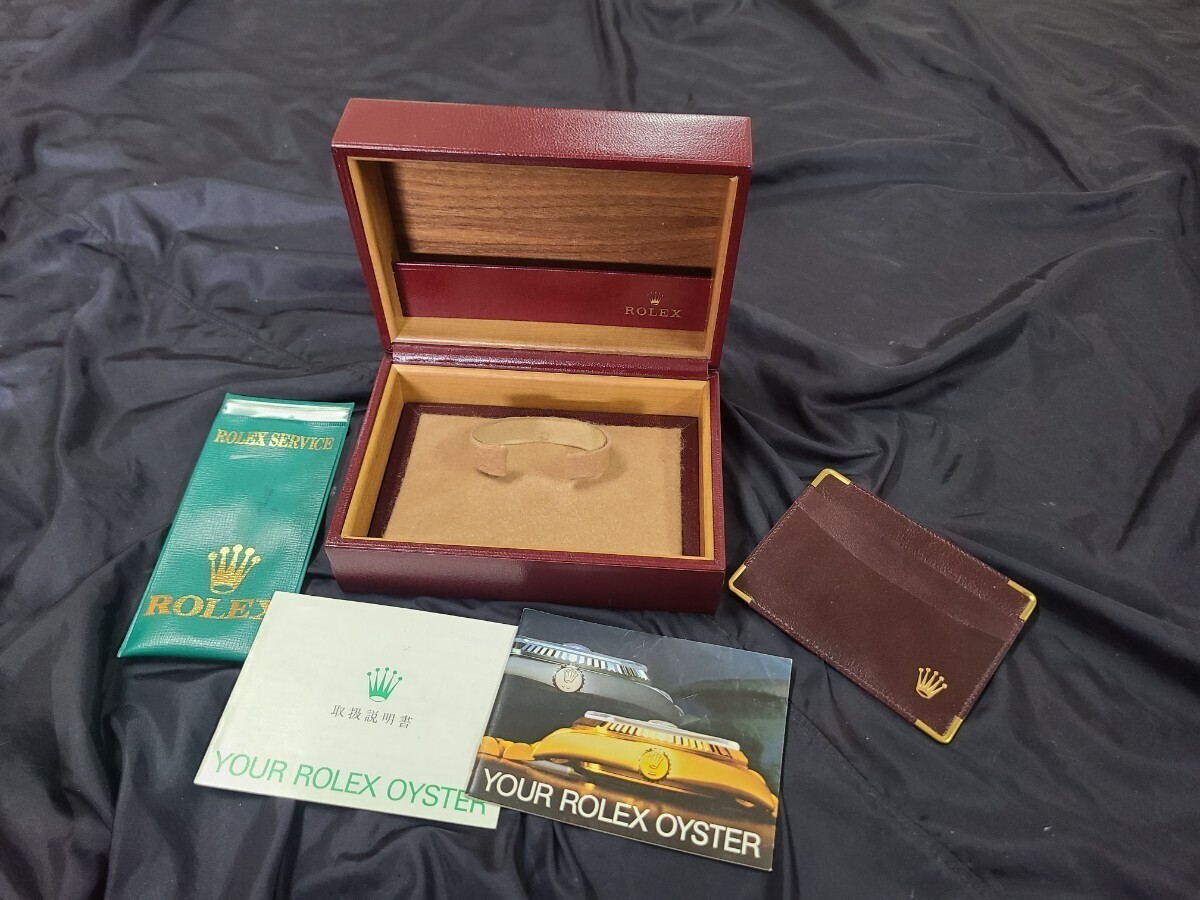 ROLEX watch case box datejust booklet men's inner case