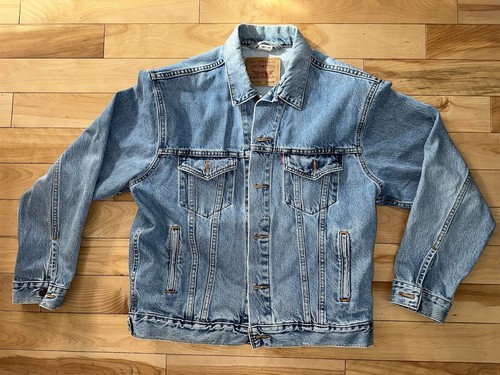 Vtg Levi Strauss Rat Fink denim jean button-up jacket. Big Back Patch, Size Med. - 第 1/20 張圖片