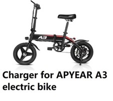   power supply ac adapter fast 2.4A battery Charger for APYEAR A3 Electric Bike