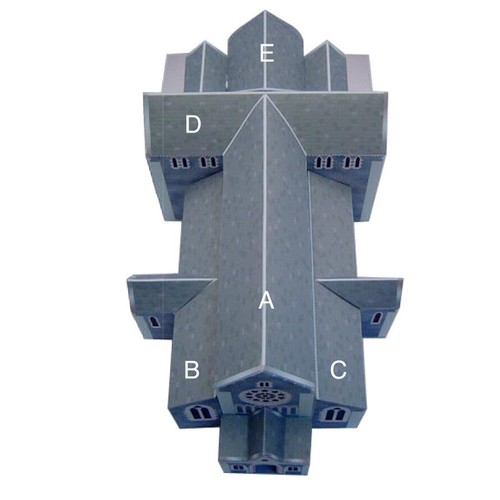 Brand New DIY The Christchurch Cathedral New Zealand 3D Paper Model Building Kit - Picture 3 of 8