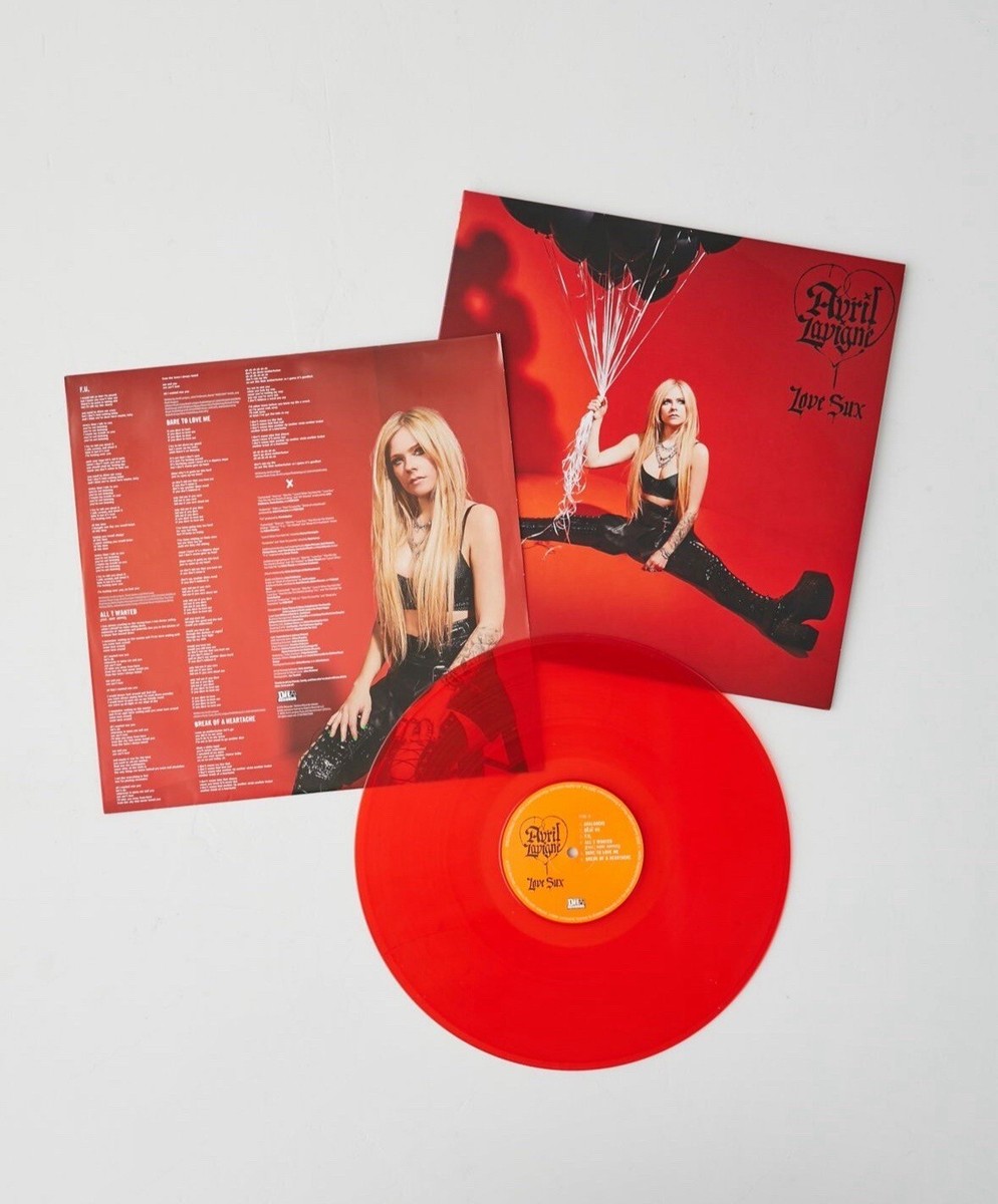 Love Sux by Avril Lavigne New Sealed Red Vinyl LP Urban