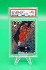2019-20 Mosaic Rookie Variations Fast Break #209 Zion Williamson PSA 10 R6620J