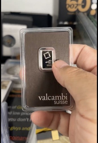 2.5 Gram Valcambi Platinum Bar - Sealed - Honest - Fair - Dependable