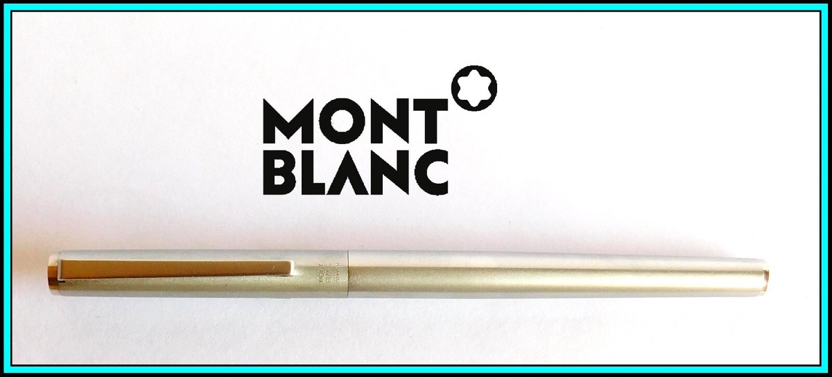 w*y様 MONTBLANC noblesseローラーボールペン 本体 MONTBLANC NOBLESSE RollerbalL Pen Steel Color - NEW Refill FINE