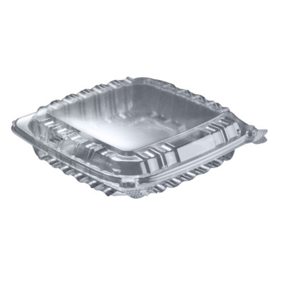 DCCC90PST3 - Dart ClearSeal 8.3'' Square Hinged-Lid Plastic Containers, 250 Count