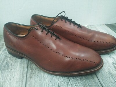 Allen Edmonds Hastings 12 B Brown 1255 Whole Cut Leather Oxford lace Dress Shoes Allen Edmonds Hastings Chili Brown 1255 Whole Cut Leather  main image 3