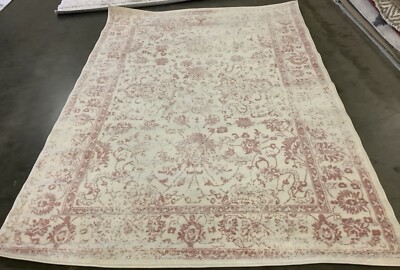 IVORY / ROSE 6'-0'' x 9'-0'' Back Stain Rug, Reduced Price 1172668501 ADR109H-6