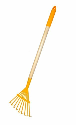 G & F JustForKids Kids Garden Tool Set Toy, Rake, Spade, Hoe and Leaf Rake, r... - Picture 5 of 9