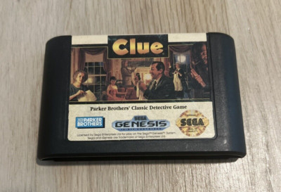 Clue (Sega Genesis, 1992) Cartridge Only