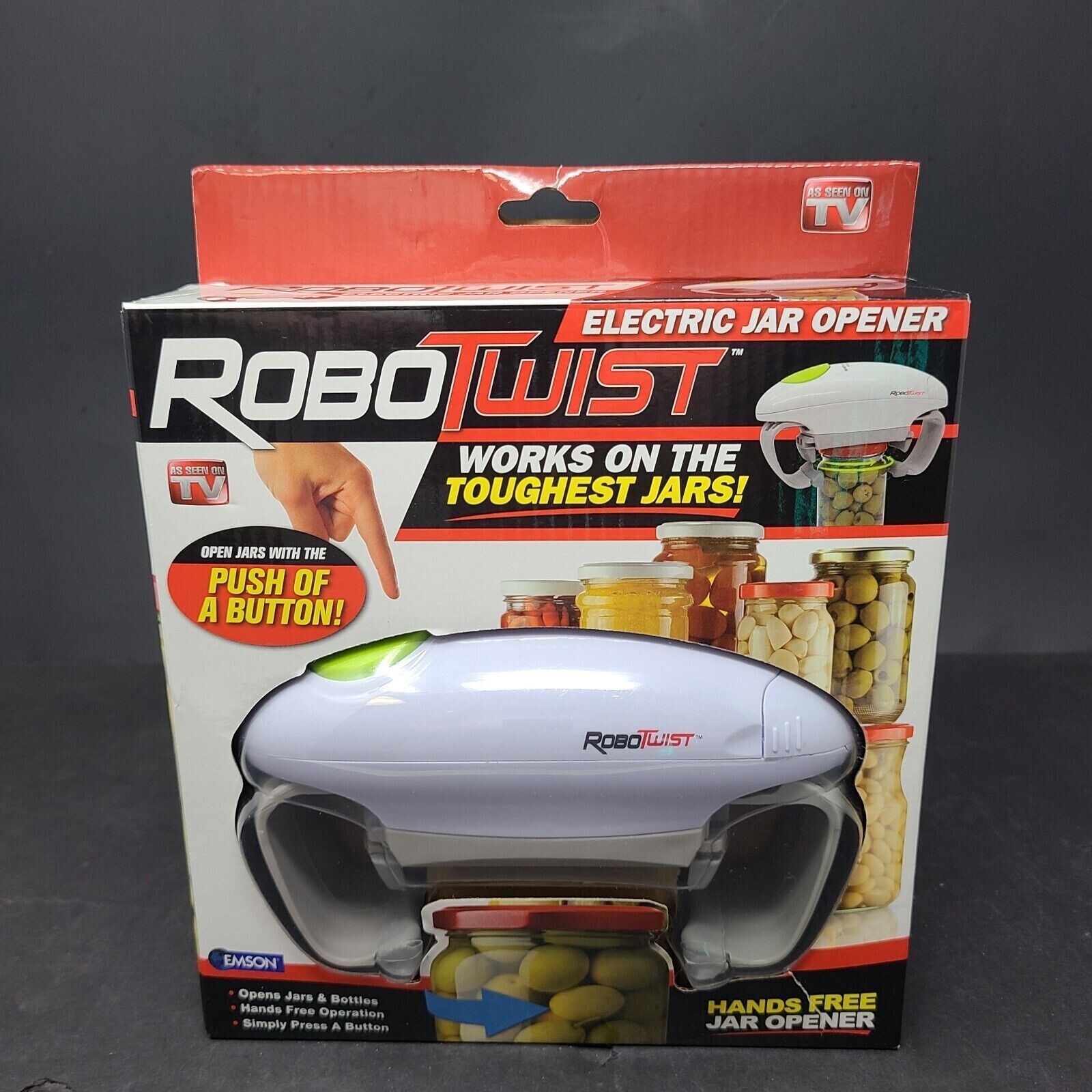 Robotwist Automatic Grip Hands Free Electric Jar Opener Easy Touch ...