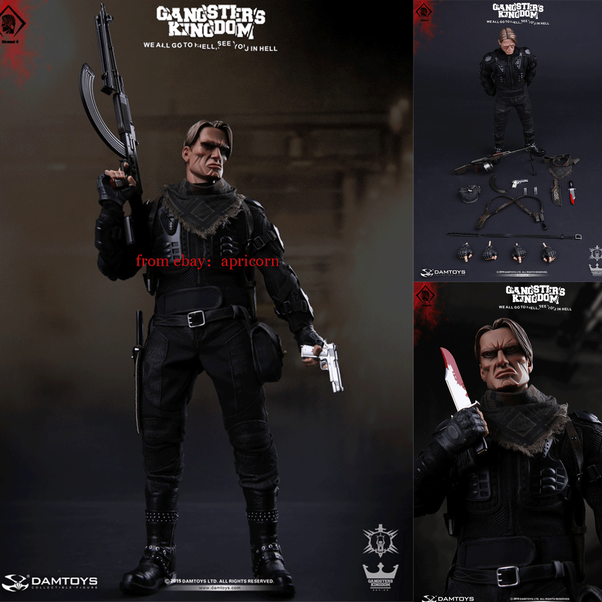 DamToys GK010 Kingdom Gangsters Milevsky 1/6 Action Figure Model