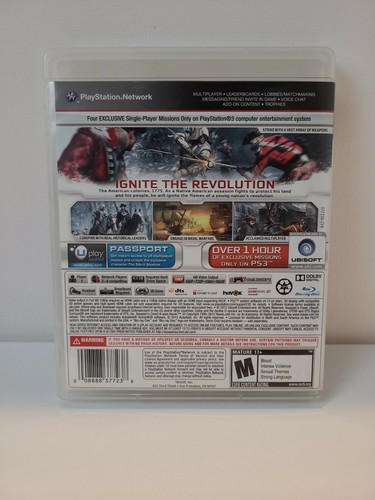 Assassin’s Creed III Wal Mart Edition (Playstation 3 Ps3, 2012) Completo Testato. - Foto 2 di 6