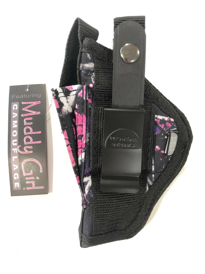 Coldre de arma Beretta Cheetah MUDDY GIRL ambidestro rosa roxo camuflado - Imagem 4 de 4
