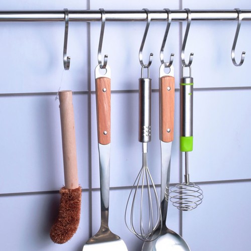 Ganchos de acero inoxidable de 12 piezas para colgar pared decorativa de alta resistencia - Imagen 10 de 12