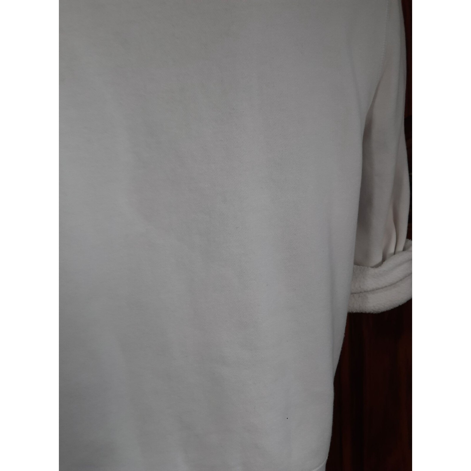 Vintage Joe Boxer Mens L Sweatshirt White Long Sleeve Thrashed Sweater