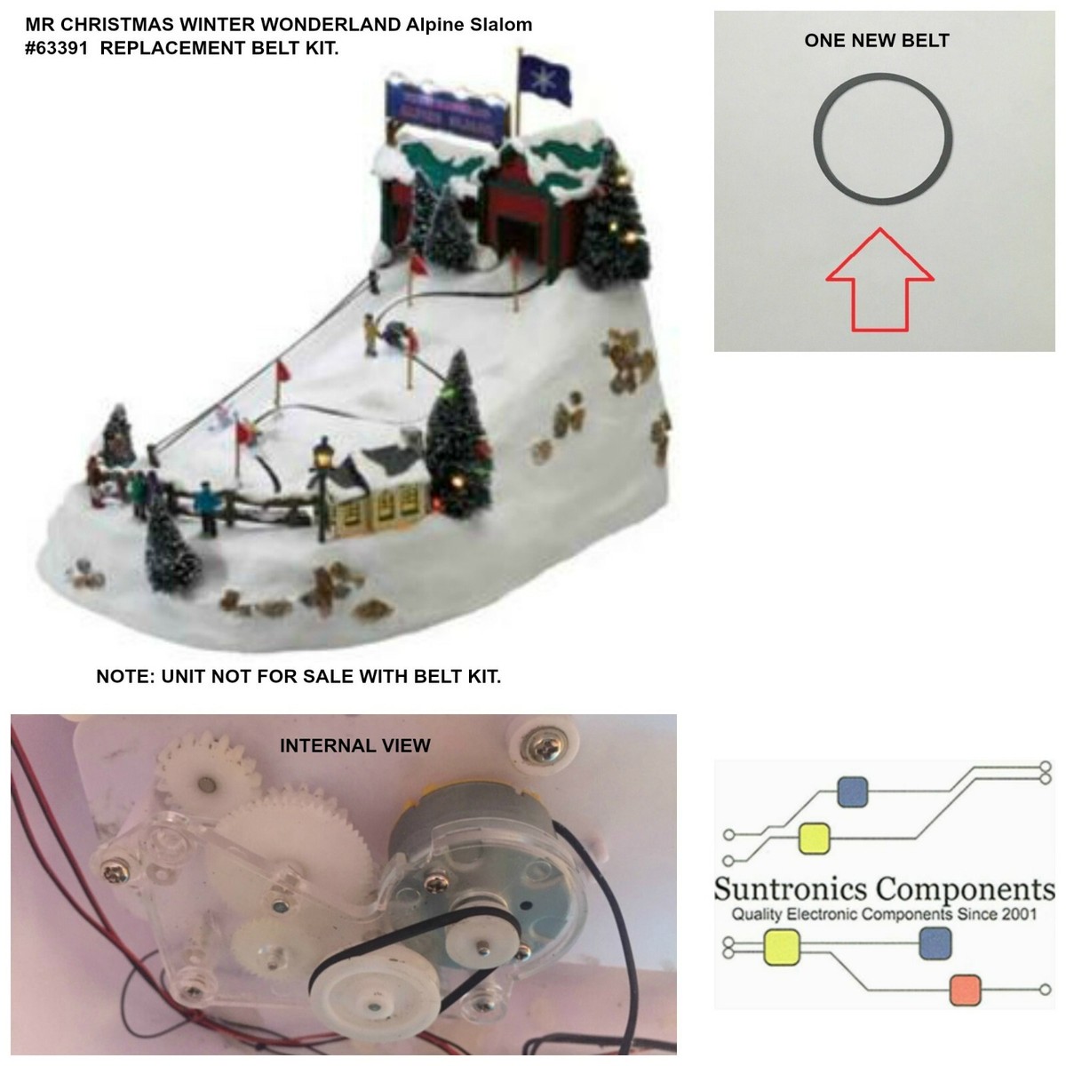 MR CHRISTMAS WINTER WONDERLAND Alpine Slalom #63391 NON TOOTHED