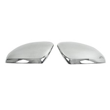 Spiegelkappen Spiegelabdeckung für Peugeot 2008 2017-2020 Edelstahl Silber 2tlg