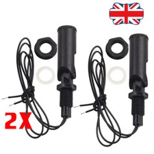 FLOAT SWITCH Fluid Water Level Sensing Switch Sensor 12v 24v 2PC BLACK
