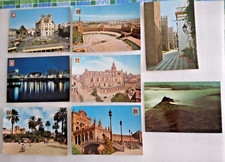Lot of 8 Vintage 1970’s Postcards from Sevilla, Ceuta, Gibraltar Spain  Unposted