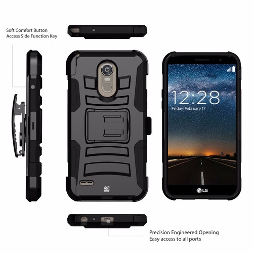 Stoßfeste Hülle mit Ständer + Holster Clip Abdeckung für LG Stylo 3 LS777 Stylos 3 Plus - Bild 2 von 56