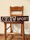 BBC Sport Sign Plaque Wooden Vintage Old Style BBC Sports Memorabilia Gift