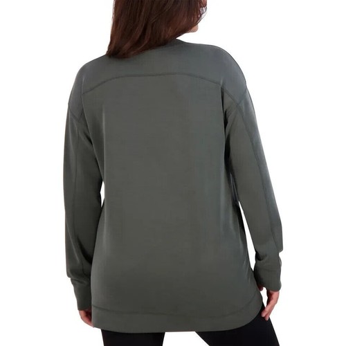 Sage Collective Long Sleeve Tunic - Womens Size Medium Color Green - Picture 2 of 6
