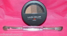 Laura Geller Baked Impressions Eyeshadow Palette - Espresso Yourself w/brush!