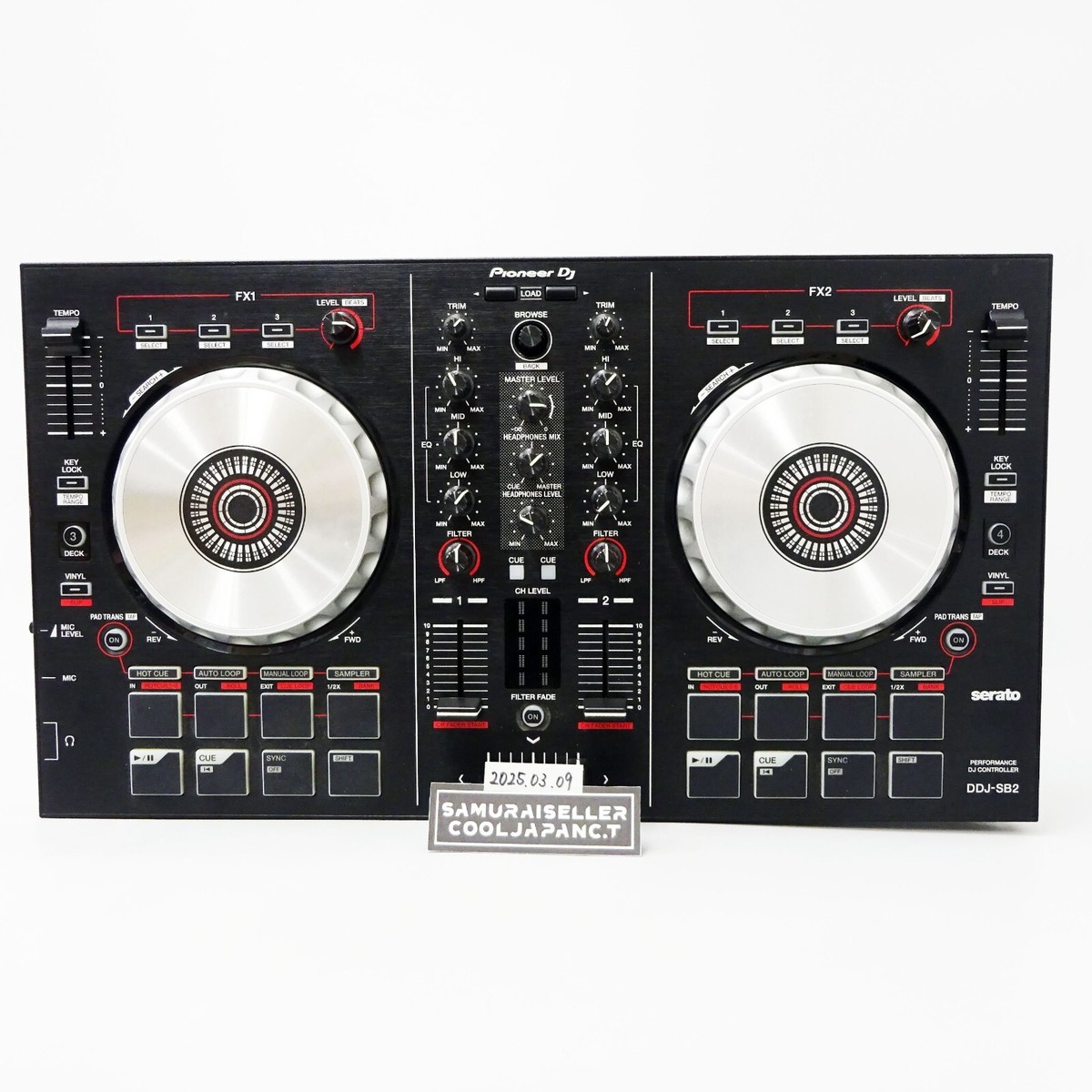 Pioneer DJ DDJ-SB2 Black DJ Controller 2-Channel Serato DJ Pioneer DJ DDJ-SB2 Black DJ Controller 2-Channel Serato DJ