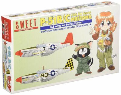 フライングスタイロ社 P-51B MUSTANG SWEET 1/144 P-51B / C 15th Air Force Mustang plastic model kit t