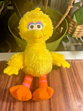 Big Bird Plush Seasame Street 2010 Yellow Stuffed Animal Toy Hasbro