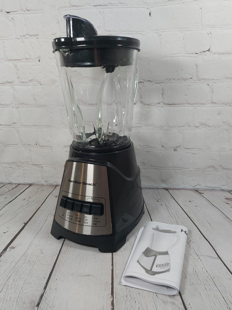 Hamilton Beach Blender Power Elite Multi-Function Glass Pitcher