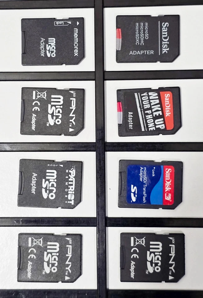 Lote de (8) tarjetas de memoria Micro-SD SanDisk Lexar PNY Patroit 2 GB 4 GB 8 GB 32 GB 64 GB Foto 3 de 4