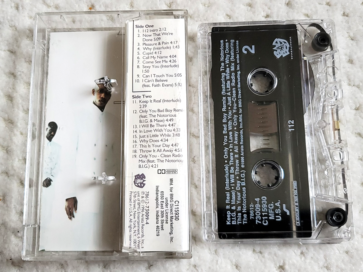 112 Self Titled Cassette Tape 1996 Notorious BIG Mase Tested | eBay