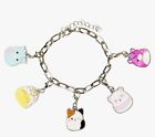 Squishmallows Charm Bracelet with Interchangeable Different Characters.New