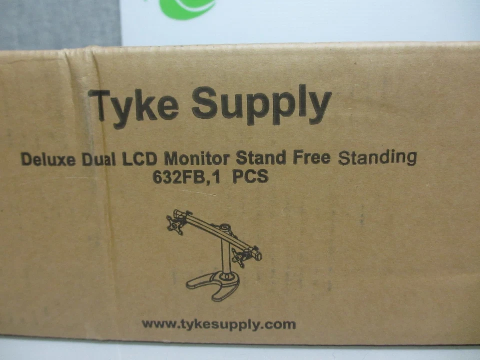 Soporte para monitor LCD doble TYKE Supply Deluxe independiente 632FB Foto 2 de 4