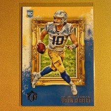 JUSTIN HERBERT 2020 Panini Chronicles GRIDIRON KINGS BRONZE VARIATION SP ROOKIE
