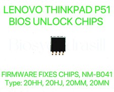 LENOVO THINKPAD P51, REMOVE PASSWORD BIOS CHIP NM-B041  20HH, 20HJ, 20MM, 20MN 
