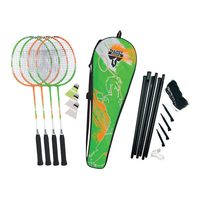 TALBOT TORRO '' 4 ATTACKER ''  TOP BADMINTON SET INKL SCHLÄGER, BÄLLE UND NETZ