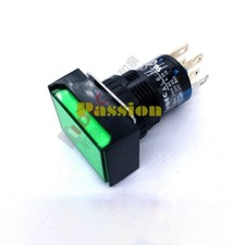 ONE NEW IDEC Lighted push button switch AL6H-M24GC 16mm