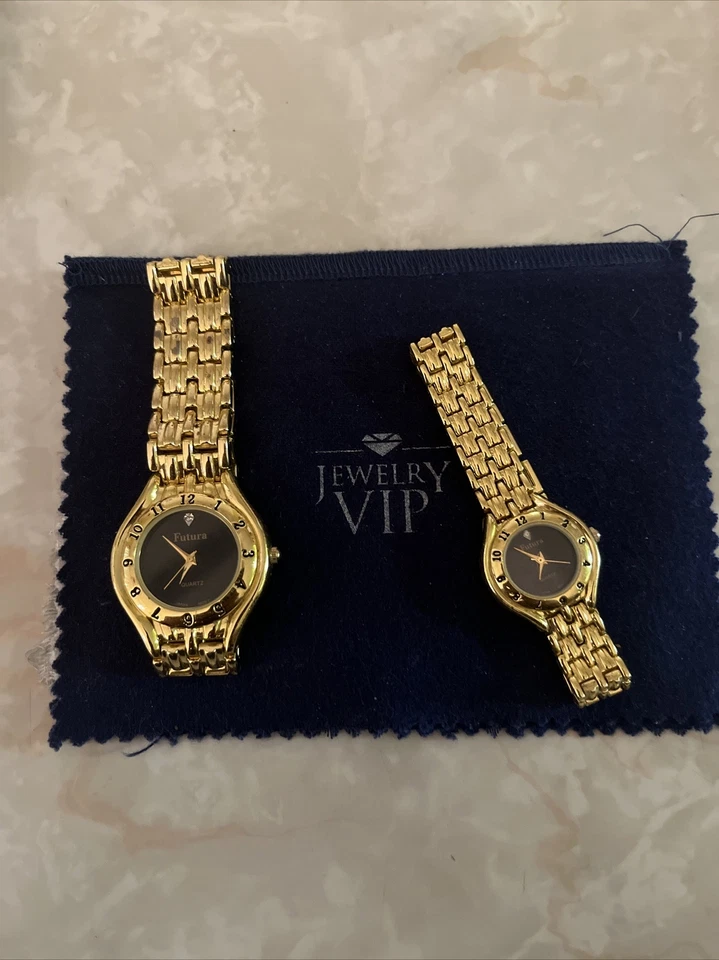 future watch Gold Tone His &Her Watch  - Image 2 of 4
