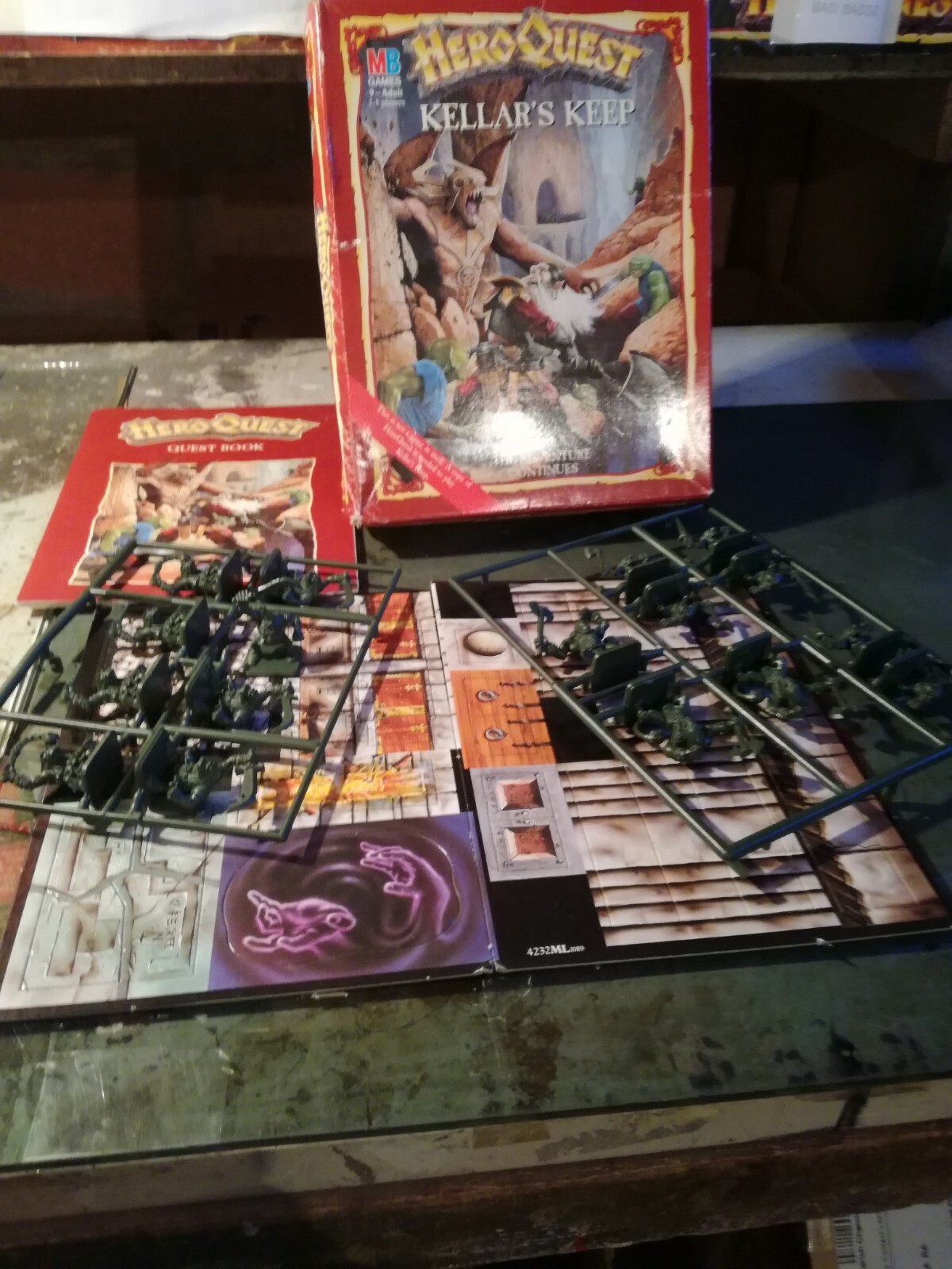Kellar's Keep Heroquest Hero Quest Rocca di Kellar unpunched boxed Kellar's Keep Heroquest Hero Quest Rocca di di di Kellar unpunched boxed online barato