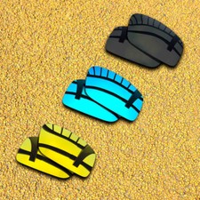 3 Pairs Polarized Replacement Lenses for-Spy Optic Logan-Black Ice Blue 24K Gold