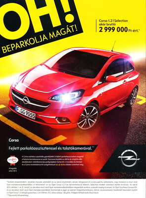 OPEL CAR magazine promo ad #03 ''NOT A CAR'' FOREIGN 2015