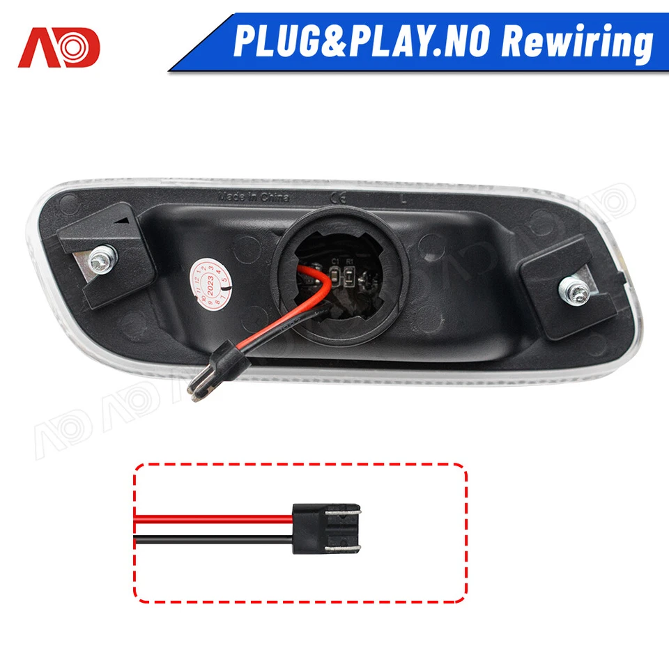 Luz de señal de giro LED para parachoques delantero para 92-00 Lexus SC300 SC400 Hot Foto 4 de 4