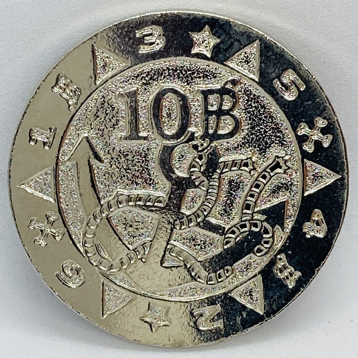 ONE PIECE Coin Foxy 10 Berry Metallic Iron Medals | eBay